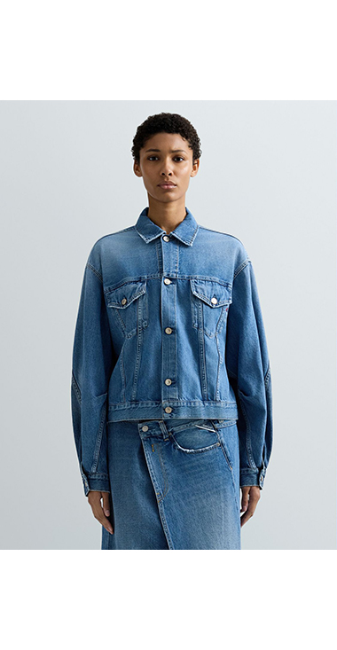 リラックスフィットデニムジャケット